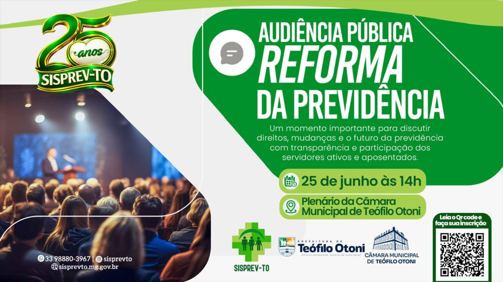 SISPREV-TO realiza audiência pública sobre reforma da previdência municipal