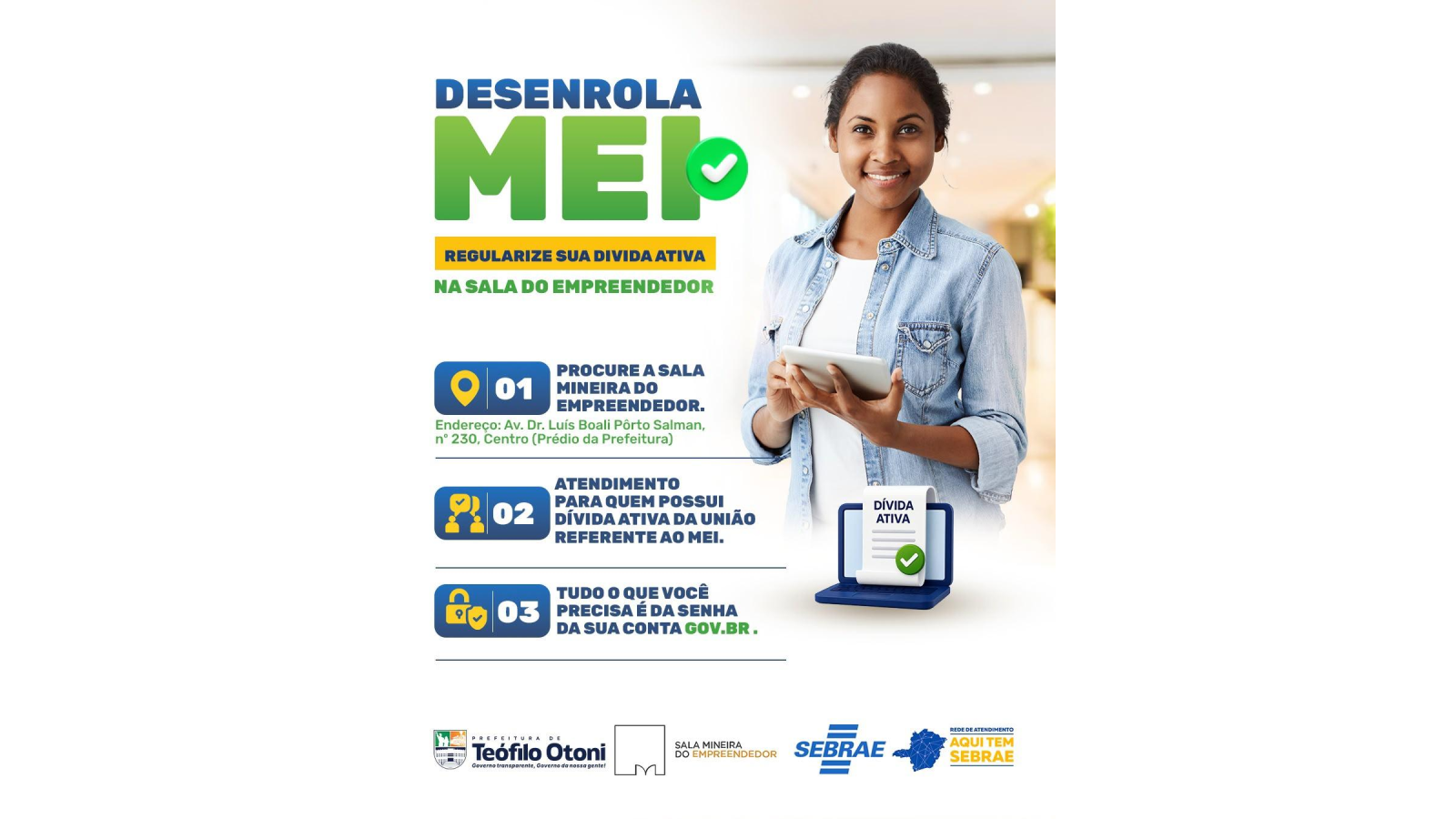 Prefeitura orienta MEIs sobre regularização de dívidas ativas da União