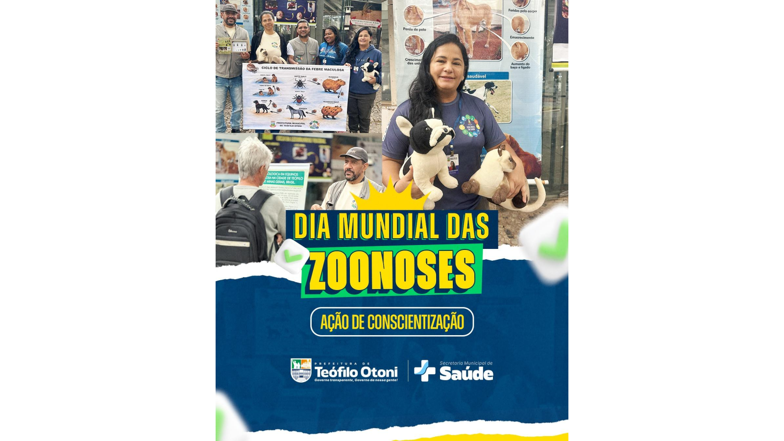 Ação municipal reforça conscientização no Dia Mundial das Zoonoses