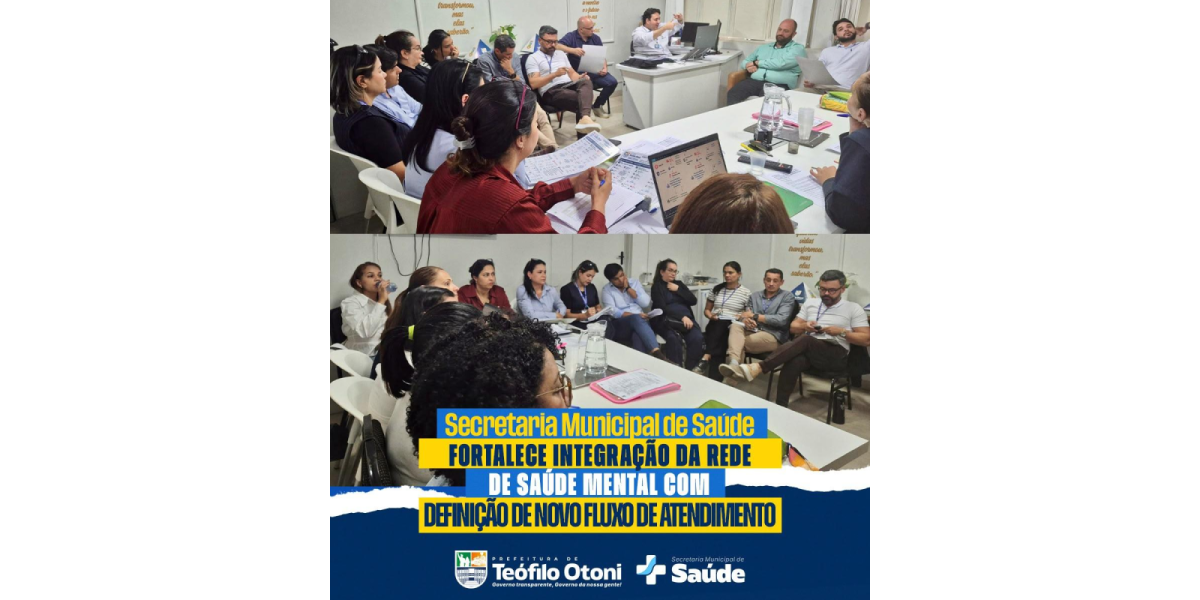 Município fortalece integração da rede de saúde mental