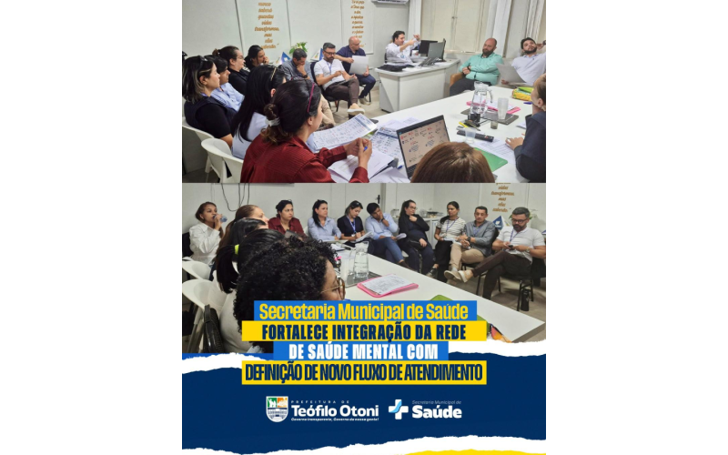 Município fortalece integração da rede de saúde mental