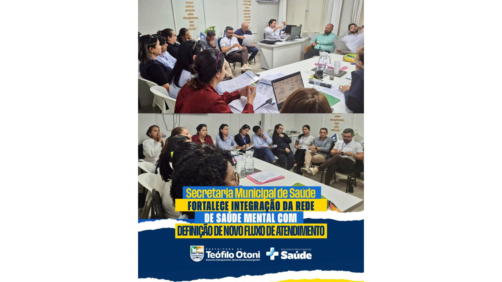 Município fortalece integração da rede de saúde mental