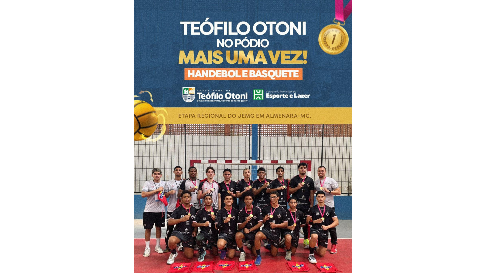 Estudantes conquistam medalhas e vagas para a etapa estadual do JEMG