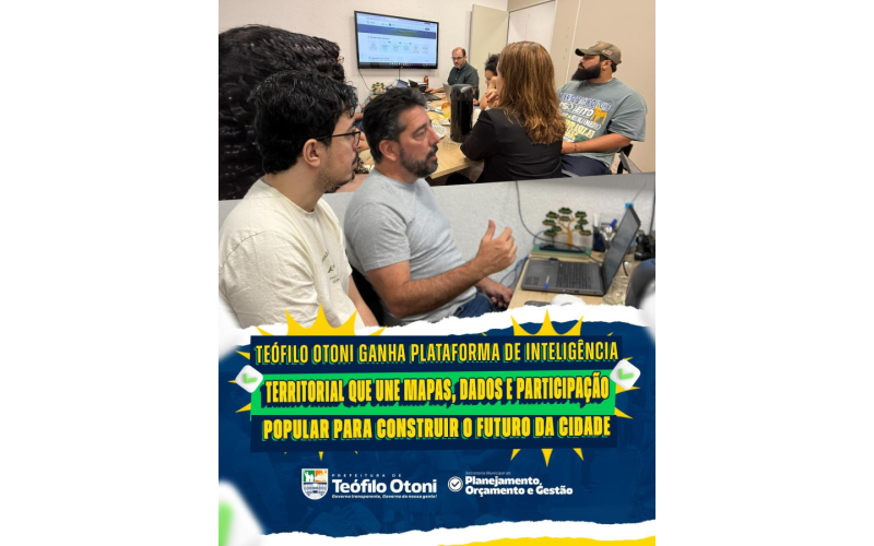 TeóGeo amplia participação popular na construção do novo Plano Diretor