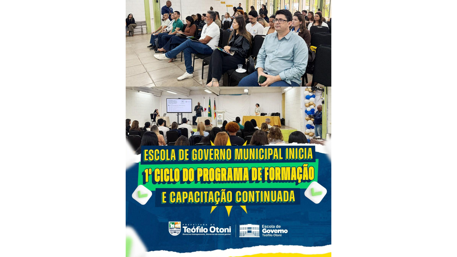 Escola de Governo Municipal inicia primeiro ciclo de formação de servidores