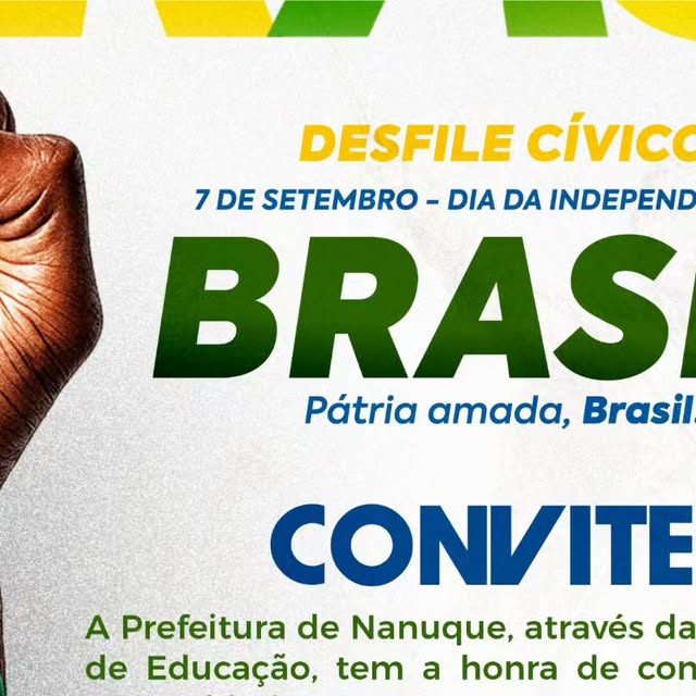 Nanuque agenda desfile cívico de 7 de Setembro no Coreto Municipal