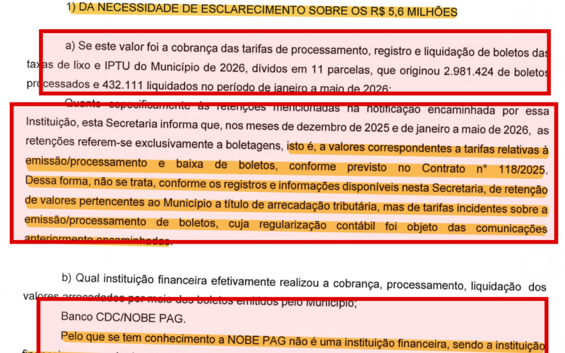 Nobe Software apresenta documentos da própria Fazenda que contestam suspeita sobre R$ 5,6 milhões investigados em Governador Valadares